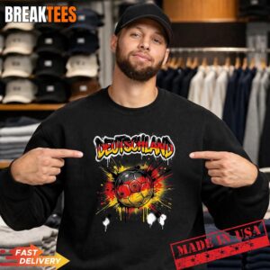 Germany Football Soccer Player Flag Graffiti Father's Day Shirt 3