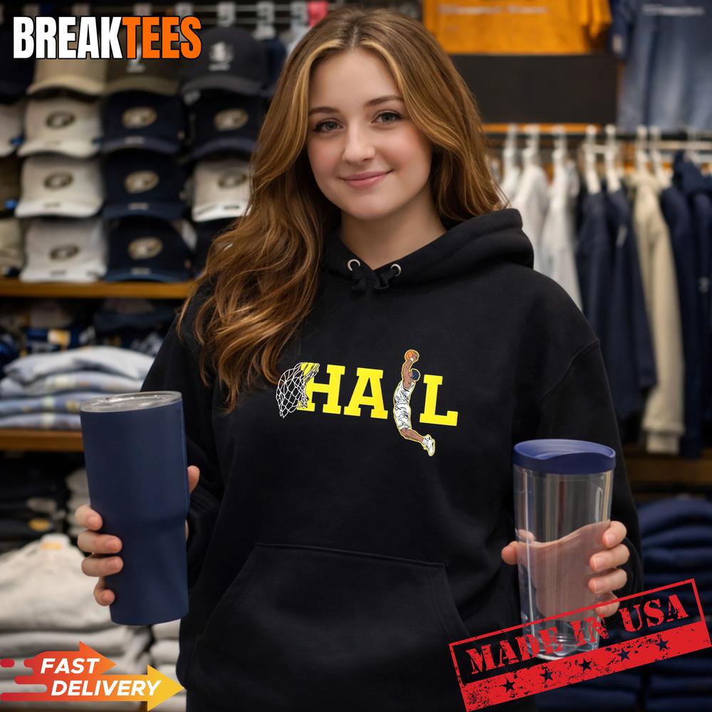 Hail dunk Michigan Wolverines Men’s Basketball National Champions T-Shirt Hail dunk Michigan Wolverines Men’s Basketball National Champions T-Shirt