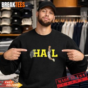 Hail dunk Michigan Wolverines Men's Basketball National Champions T-Shirt 1 Hail dunk Michigan Wolverines Men's Basketball National Champions Sweatshirt