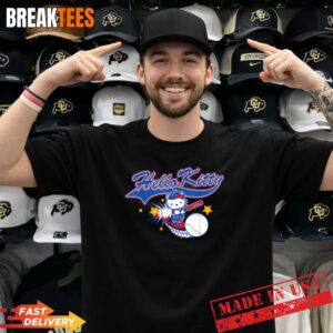 Hello Kitty Home Run Baseball Softball T-Shirt