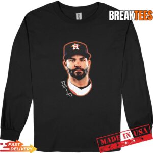 Houston Astros Jose Altuve 2026 MLB signature portrait T-Shirt 2