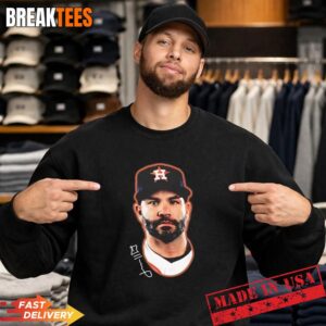 Houston Astros Jose Altuve 2026 MLB signature portrait T-Shirt 3