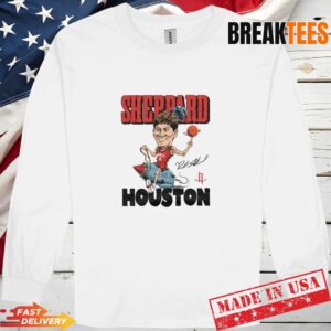 Houston Rockets Homage Reed Sheppard Rocket Shirt 2
