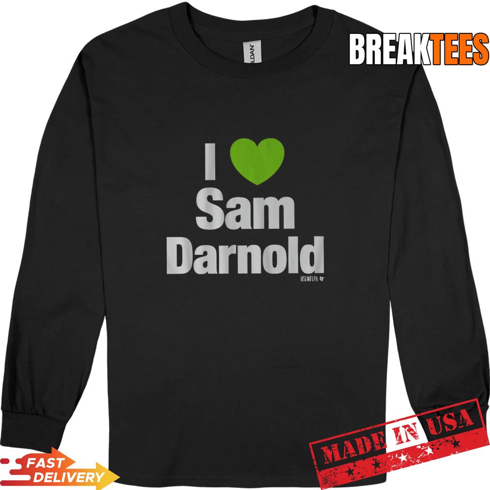 I Heart Sam Darnold Football Fan Shirt I Heart Sam Darnold Football Fan Shirt
