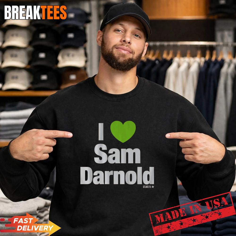 I Heart Sam Darnold Football Fan Shirt I Heart Sam Darnold Football Fan Shirt