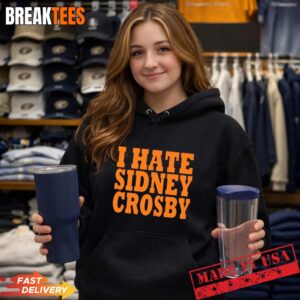 I hate Sidney Crosby Pittsburgh Penguins NHL player T-Shirt 1