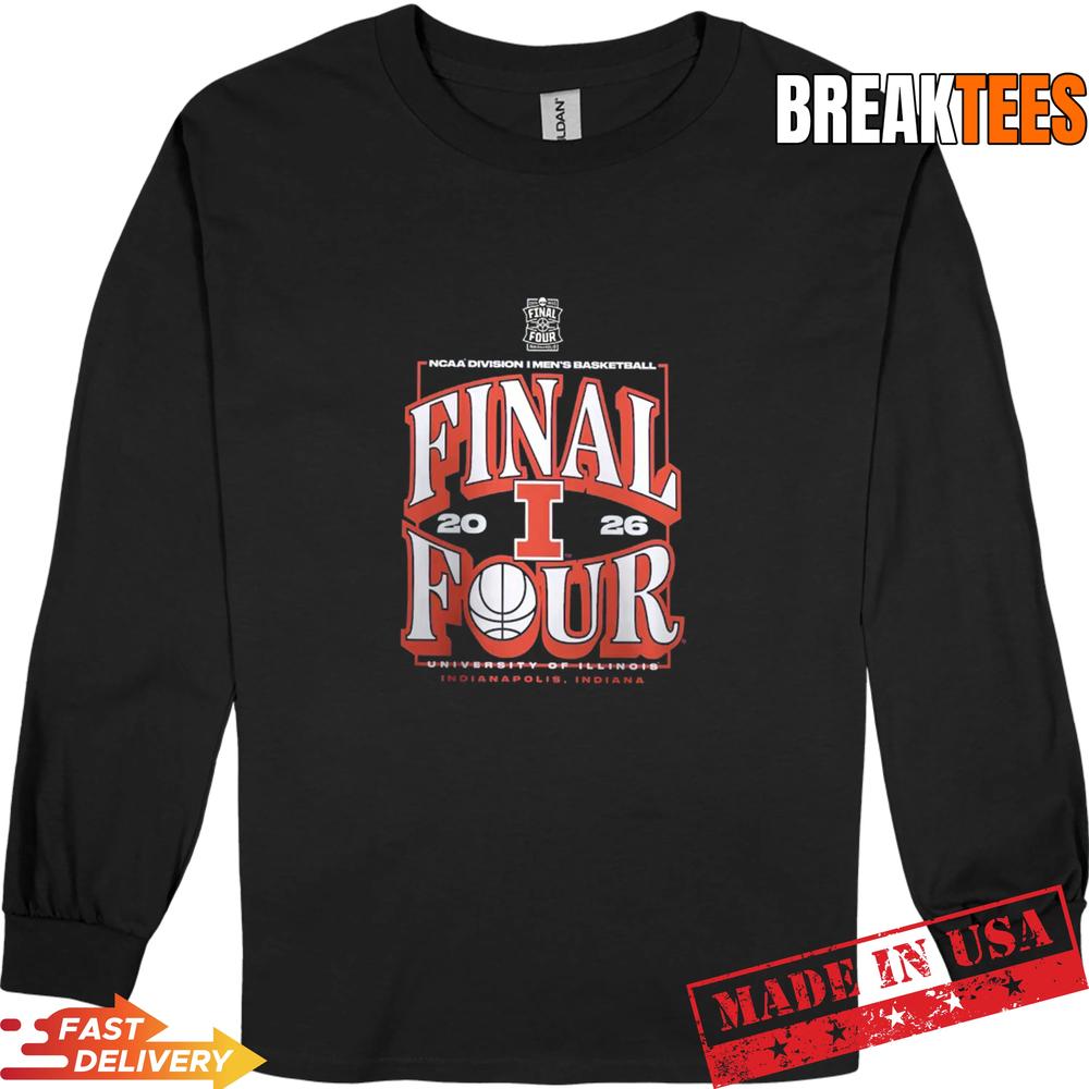 Illinois Fighting Illini 2026 Final Four March Madness T-Shirt Illinois Fighting Illini 2026 Final Four March Madness T-Shirt