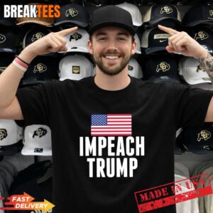 Impeach Trump American flag T-Shirt