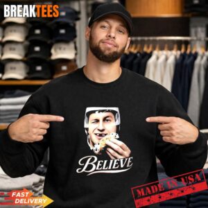 Jack Hughes big head Believe Philadelphia Flyers NHL T-Shirt 3