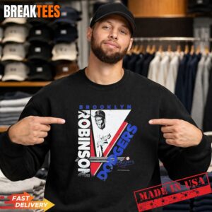 Jackie Robinson Brooklyn Dodgers In The Zone Player Graphic T-Shirt 1 Jackie Robinson Brooklyn Dodgers In The Zone Player Graphic Sweatshirt.jpg