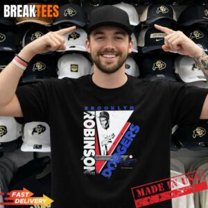 Jackie Robinson Brooklyn Dodgers In The Zone Player Graphic T-Shirt