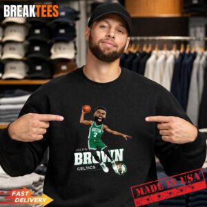 Jalen Brown Boston Caricature Retro T-Shirt 3