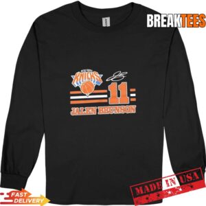 Jalen Brunson 11 New York Knicks 2026 NBA Playoff Signature T-Shirt 2