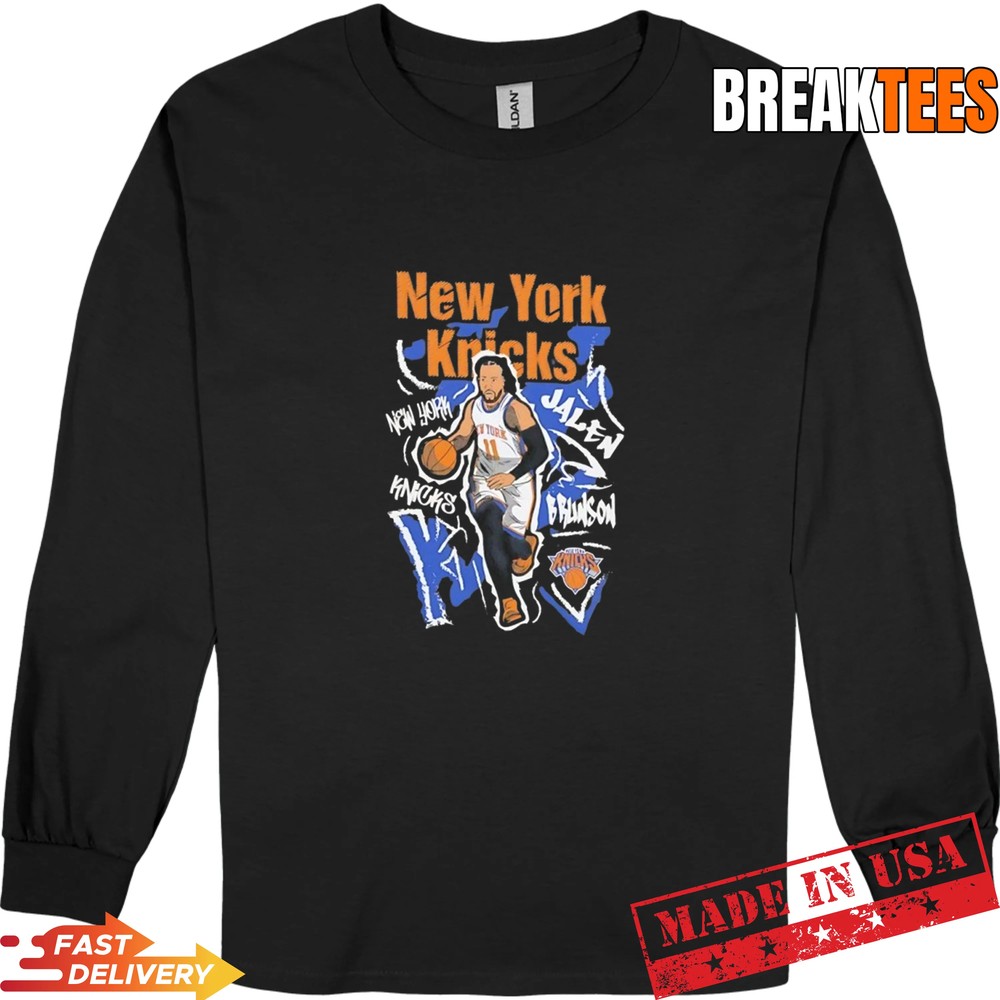 Jalen Brunson New York Knicks Basketball graphic T-Shirt Jalen Brunson New York Knicks Basketball graphic T-Shirt