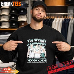 Jaxon Kohler Michigan State Spartans Basketball 90s Vintage T-Shirt 3