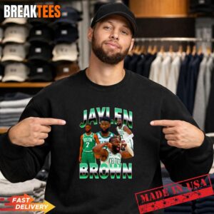 Jaylen Brown Boston Celtics Basketball Retro T-Shirt 3