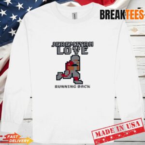 Jeremiyah Love Arizona Cardinals 2026 NFL Running Back 8 Bit T-Shirt 2