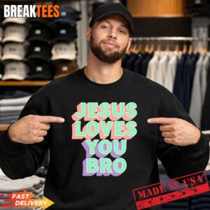 Jesus Loves You Bro Retro Christian Faith Shirt 3