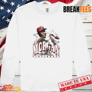 Joe Morgan Cincinnati Reds Bruce Stark Signature T-Shirt 2