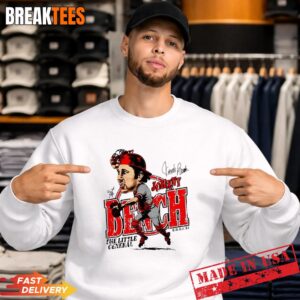 Johnny Bench Cincinnati Reds MLB Signature Caricature T-Shirt 3