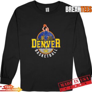 Joker Denver Nuggets Basketball Skyline T-Shirt 2