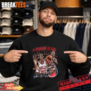 Jordan Chicago Bulls NBA 90's Graphic Vintage T-Shirt 3