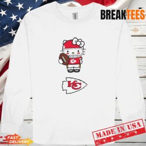 Kansas City Chiefs Football x Hello Kitty Anime T-Shirt 2 Kansas City Chiefs Football x Hello Kitty Anime T-Shirt 2