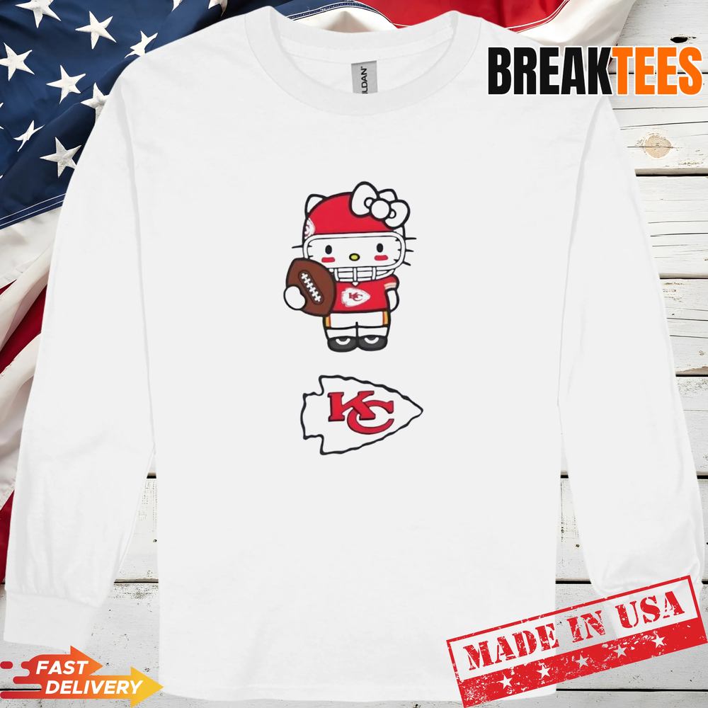 Kansas City Chiefs Football x Hello Kitty Anime T-Shirt Kansas City Chiefs Football x Hello Kitty Anime T-Shirt