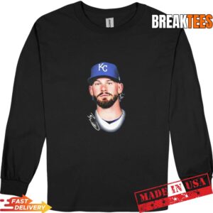 Kansas City Royals Bobby Witt Jr 2026 MLB signature portrait T-Shirt 2