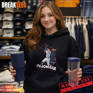 Kevin McGonigle Detroit Tigers baseball Detroit Map T-Shirt 1
