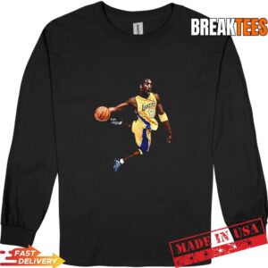 Kobe Bryant Los Angeles Lakers NBA legendary slam dunk T-Shirt 2