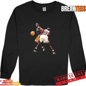 Kobe Bryant vs Michael Jordan NBA legends Allstar T-Shirt 2