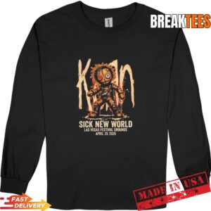 Korn Sick New World Festival 2026 At Las Vegas Festival Grounds On April 25 2026 T-Shirt 2