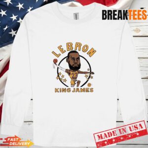 LeBron James Lakers NBA Caricature T-Shirt 2