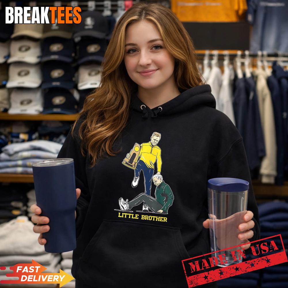 Little brother Dusty May coach Michigan Wolverines basketball T-Shirt Little brother Dusty May coach Michigan Wolverines basketball T-Shirt