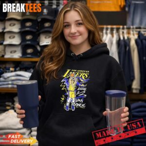 Luka Doncic Chalked Up Los Angeles Lakers NBA 2026 T-Shirt 1