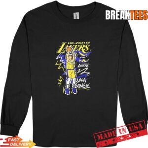 Luka Doncic Chalked Up Los Angeles Lakers NBA 2026 T-Shirt 2