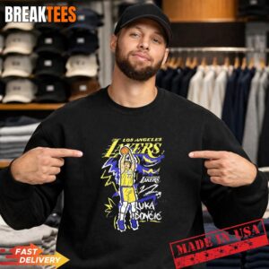 Luka Doncic Chalked Up Los Angeles Lakers NBA 2026 T-Shirt 3