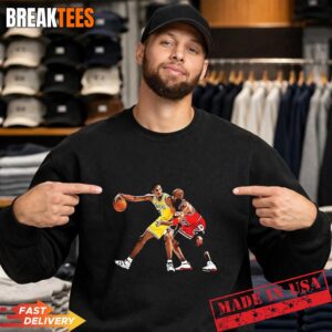 Magic Johnson vs Kobe Bryant NBA Moment For legends Shirt 3