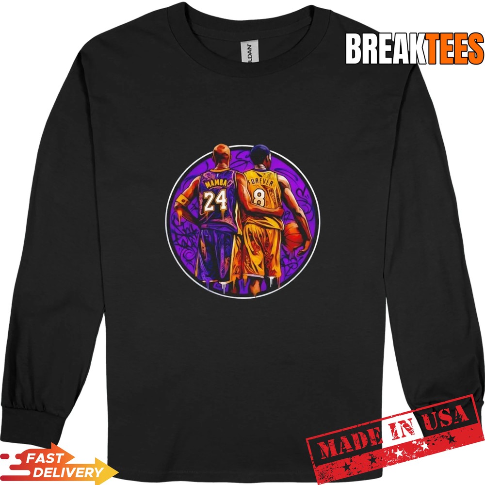 Mamba forever Kobe Bryant Los Angeles Lakers Graffiti T-Shirt Mamba forever Kobe Bryant Los Angeles Lakers Graffiti T-Shirt