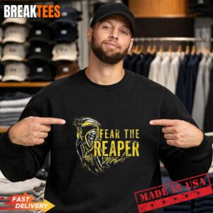 Mason Miller Fear The Reaper San Diego Padres Baseball Signature T-Shirt 3