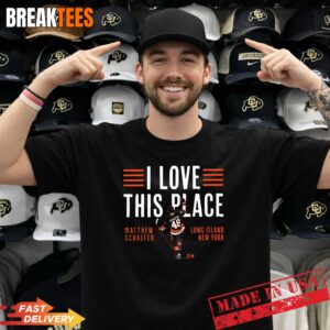 Matthew Schaefer I Love This Place New York Hockey Shirt