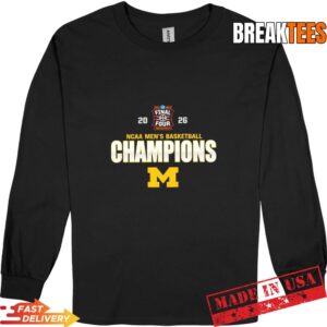 Michigan Wolverines 2026 NCAA Basketball Champions Indianapolis Long Sleve.jpg
