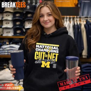 Michigan Wolverines 2026 NCAA Men's Basketball National Champions Cut The Net Hoodie