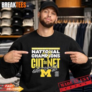 Michigan Wolverines 2026 NCAA Men's Basketball National Champions Cut The Net Sweatshirt