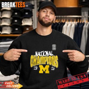 Michigan Wolverines 2026 NCAA Men's Basketball National Champions Schedule Sweatshirt
