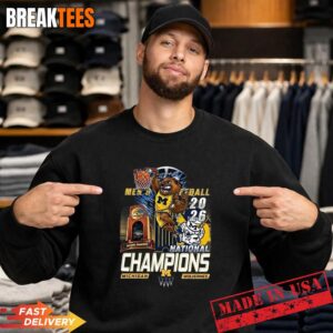 Michigan Wolverines 2026 NCAA Men's Basketball National Chams Trophy Mascot Sweatshirt