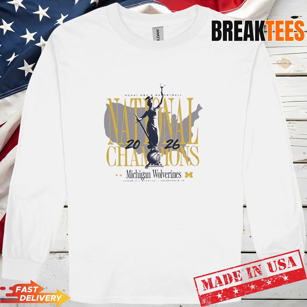 Michigan Wolverines 2026 National Champions Lady Victory Indy T-Shirt Michigan Wolverines 2026 National Champions Lady Victory Indy T-Shirt