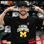 Michigan Wolverines 2026 Two Time NCAA Mens Basketball National Champions Shirt