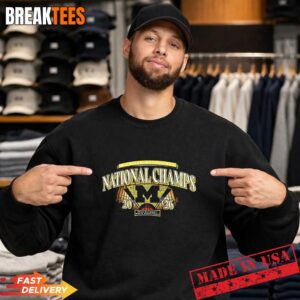 Michigan Wolverines Men's Basketball 2026 NCAA National Champions Big and Tall Sweatshirt